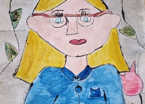 Portret mojej Mamy grafika