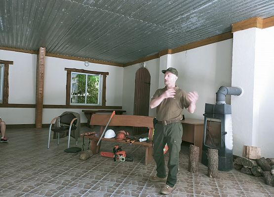 Lekcja przyrody kl. 4a w Uroczysku Drętowo grafika