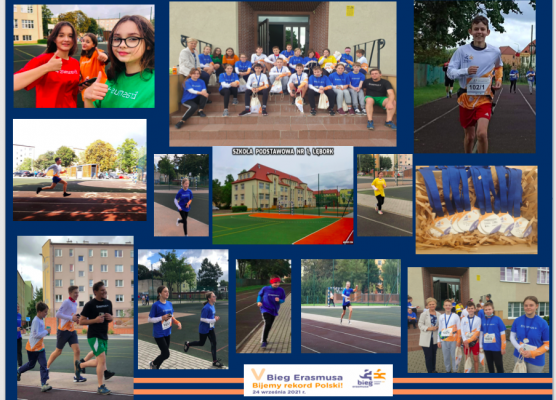 V Ogólnopolski Bieg Erasmusa grafika