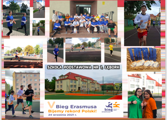 V Ogólnopolski Bieg Erasmusa grafika