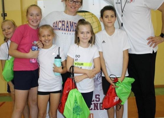 Szkolny Skills Challange 2021 - wygraj trening z Marcinem Gortatem zawitał do SP nr 1! grafika