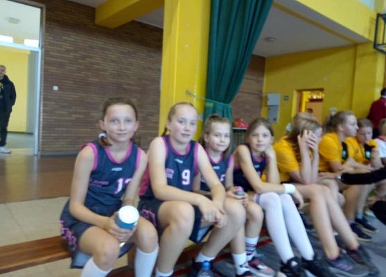 Koszykarskie zmagania grafika