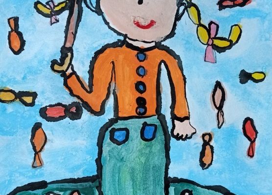 Talenty plastyczne w konkursie „Jesienna pocztówka” grafika