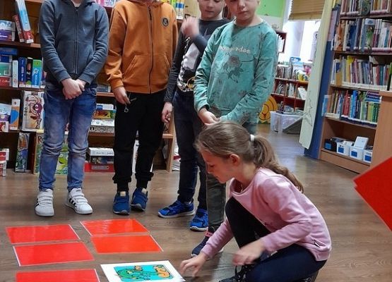 Wizyta w Miejskiej Bibliotece Publicznej w Lęborku grafika