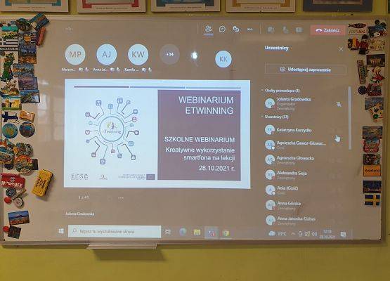 Szkolne webinarium eTwinning – Kreatywne wykorzystanie smartfona w szkole grafika