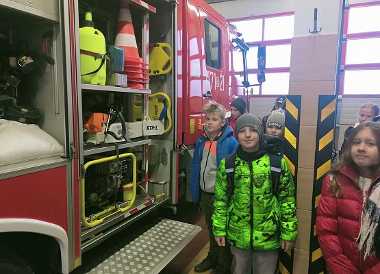 Wizyta w Komendzie Powiatowej Państwowej Straży Pożarnej w Lęborku grafika