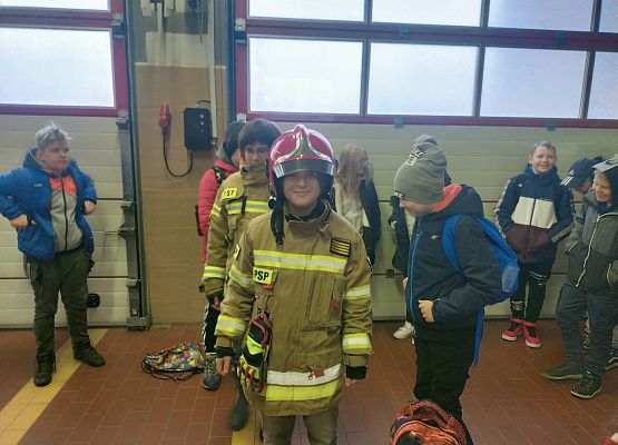 Wizyta w Komendzie Powiatowej Państwowej Straży Pożarnej w Lęborku grafika