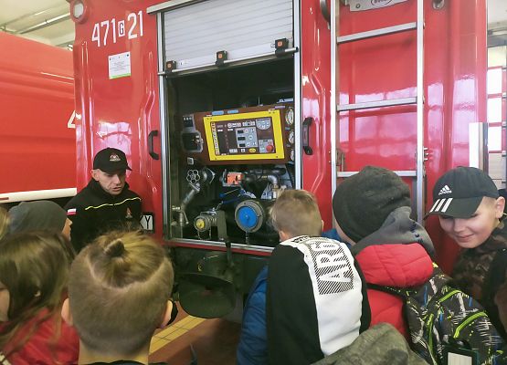 Wizyta w Komendzie Powiatowej Państwowej Straży Pożarnej w Lęborku grafika