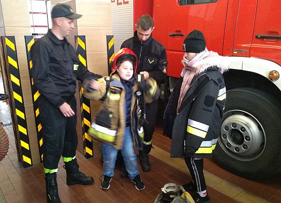 Wizyta w Komendzie Powiatowej Państwowej Straży Pożarnej w Lęborku grafika