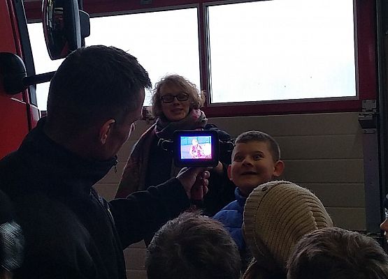 Wizyta w Komendzie Powiatowej Państwowej Straży Pożarnej w Lęborku grafika