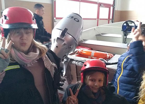 Wizyta w Komendzie Powiatowej Państwowej Straży Pożarnej w Lęborku grafika