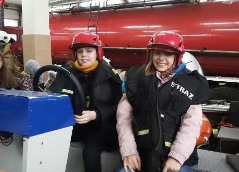 Wizyta w Komendzie Powiatowej Państwowej Straży Pożarnej w Lęborku grafika