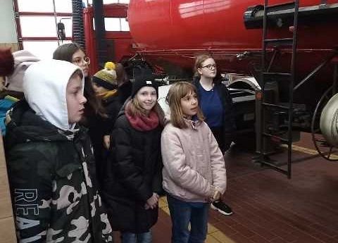 Wizyta w Komendzie Powiatowej Państwowej Straży Pożarnej w Lęborku grafika