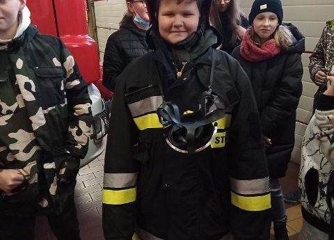 Wizyta w Komendzie Powiatowej Państwowej Straży Pożarnej w Lęborku grafika