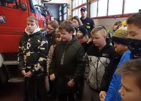 Wizyta w Komendzie Powiatowej Państwowej Straży Pożarnej w Lęborku grafika