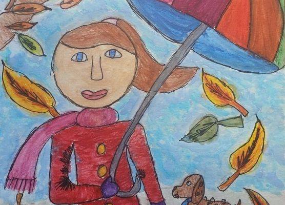 Wyróżnienie w XXVI Pomorskim Konkursie Plastycznym: „Jesień na Kaszubach” grafika