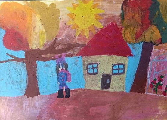 Wyróżnienie w XXVI Pomorskim Konkursie Plastycznym: „Jesień na Kaszubach” grafika