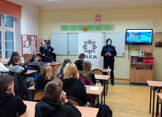 Wizyta w Komendzie Policji w Lęborku grafika