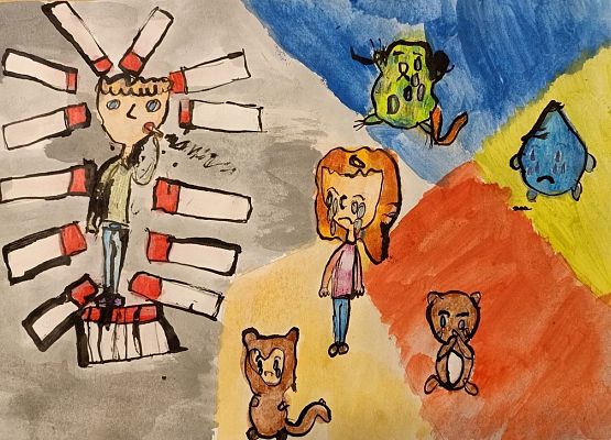 Papierosom mówimy: Nie! grafika