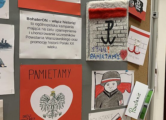 BohaterOn w naszej szkole grafika