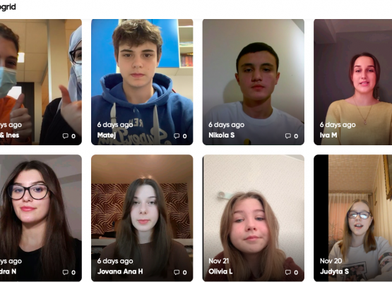  Międzynarodowe spotkanie online - Projekt  Erasmus +  grafika