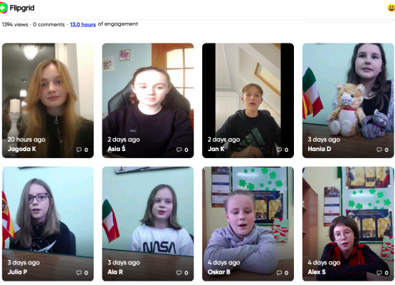  Międzynarodowe spotkanie online - Projekt  Erasmus +  grafika