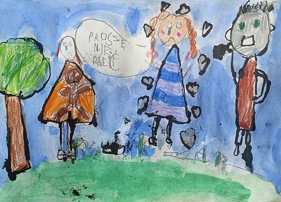 Wyróżnieni w konkursie plastycznym: „Stop uzależnieniom" grafika