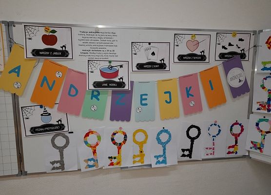 Andrzejkowe wróżby grafika