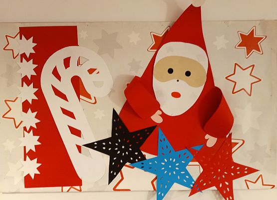 Mikołajki w naszej szkole grafika