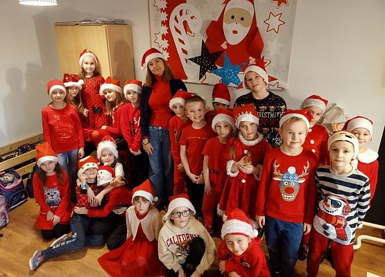 Mikołajki w naszej szkole grafika