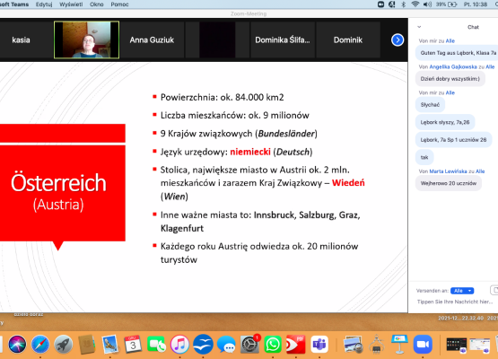 Ciekawostki o krajach niemieckojęzycznych – warsztaty online dla uczniów grafika