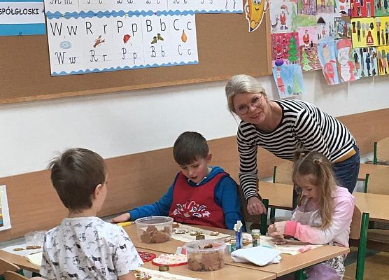 Świąteczne przygotowania w klasie Ib grafika