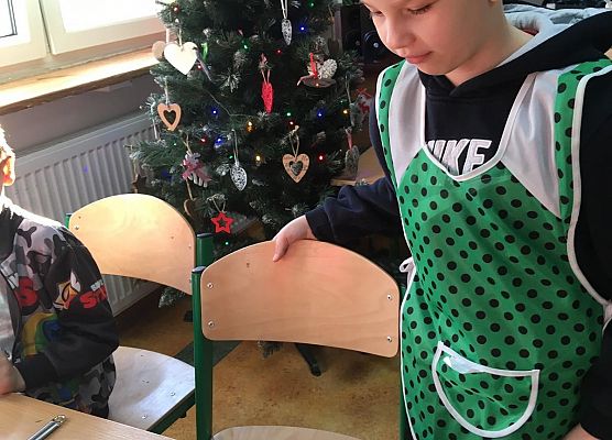 Świąteczne przygotowania w klasie Ib grafika