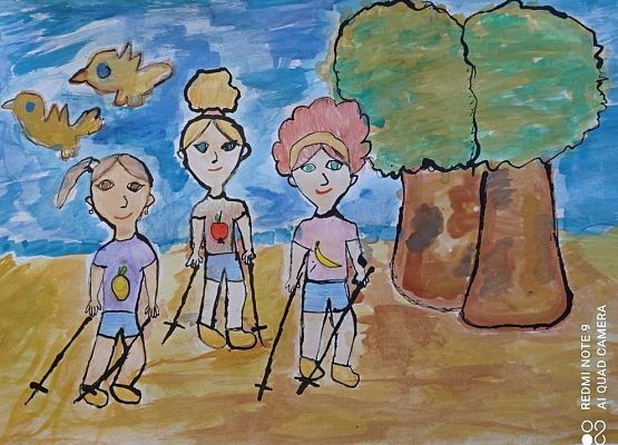 Kwalifikacje do wystawy w Wojewódzkim Konkursie Plastycznym „Dbamy o zdrowie" grafika