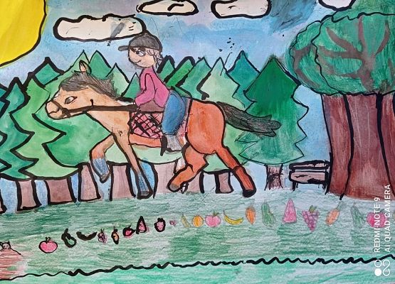 Kwalifikacje do wystawy w Wojewódzkim Konkursie Plastycznym „Dbamy o zdrowie" grafika