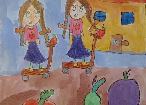 Kwalifikacje do wystawy w Wojewódzkim Konkursie Plastycznym „Dbamy o zdrowie" grafika