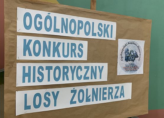 Ogólnopolski Konkurs Historyczny- etap rejonowy grafika