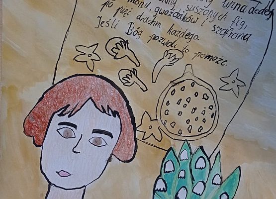 Śladami Mikołaja Kopernika w IX Ogólnopolskim Konkursie Plastycznym grafika