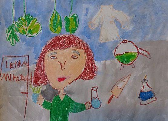 Śladami Mikołaja Kopernika w IX Ogólnopolskim Konkursie Plastycznym grafika