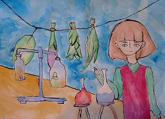 Śladami Mikołaja Kopernika w IX Ogólnopolskim Konkursie Plastycznym grafika