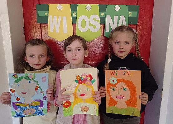 Pani Wiosna zagościła w naszej świetlicy grafika