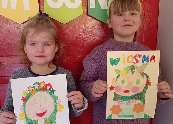 Pani Wiosna zagościła w naszej świetlicy grafika