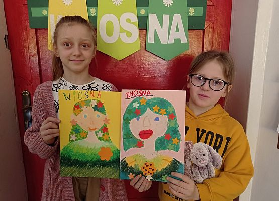 Pani Wiosna zagościła w naszej świetlicy grafika