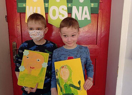 Pani Wiosna zagościła w naszej świetlicy grafika