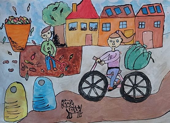 Rozstrzygnięto VII Powiatowy Konkurs Plastyczny pod hasłem: "Wiosenne porządki w przyrodzie" grafika