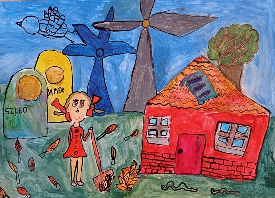 Rozstrzygnięto VII Powiatowy Konkurs Plastyczny pod hasłem: "Wiosenne porządki w przyrodzie" grafika