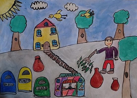 Rozstrzygnięto VII Powiatowy Konkurs Plastyczny pod hasłem: "Wiosenne porządki w przyrodzie" grafika