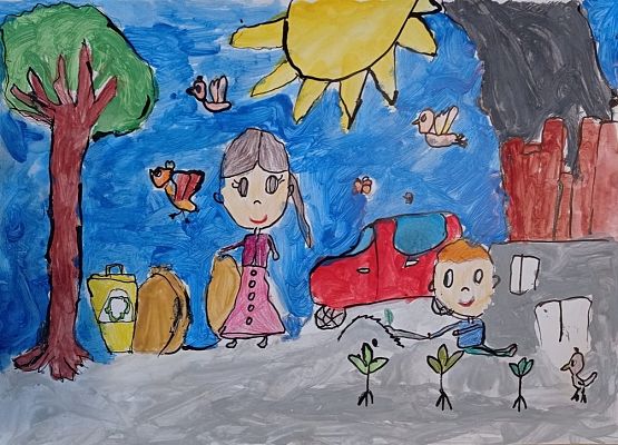 Rozstrzygnięto VII Powiatowy Konkurs Plastyczny pod hasłem: "Wiosenne porządki w przyrodzie" grafika