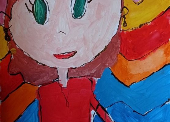 Portret mojej Mamy - laureatki konkursu plastycznego grafika