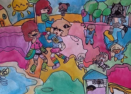 Kwalifikacja do wystawy w Ogólnopolskim Konkursie Plastycznym grafika